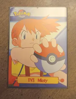 1999 Pokemon Card Topps - TV3 Misty Blue Logo - TV Animation Edition - LP - Image 1