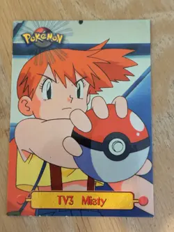 Misty TV3 1999 Topps Pokemon TV Series 1 Black Label Card - Image 1