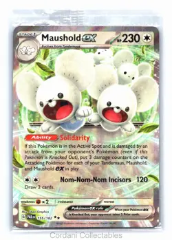 Maushold EX 155/182 - Paradox Rift - Pokemon Card - Sealed - Image 1
