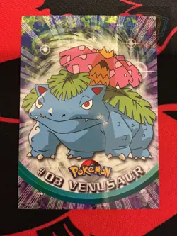 Venusaur #3 Topps Trading Cards Series 1 Pokemon Lightly Played - Image 1