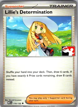 Lillie's Determination 119/132 Prize Pack Series Cards NM - Image 1