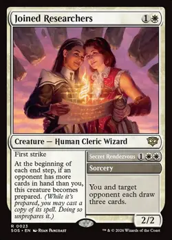 Joined Researchers // Secret Rendezvous 023 Foil MTG SOS - Image 1