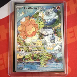 Castform Sunny Form 195/191 Surging Sparks Illustration Rare IR NM & SHIPS FAST! - Image 1