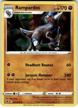 Rampardos Holo 077/189 - Astral Radiance NM - Image 1