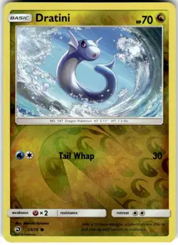 Dratini Reverse Holo 35/70 - Dragon Majesty NM - Image 1