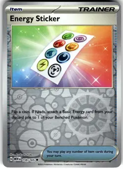 Energy Sticker Reverse Holo 159/165 - 151 NM - Image 1