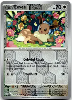 Eevee Reverse Holo 050/064 - Shrouded Fable NM - Image 1