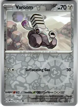 Varoom Reverse Holo 155/197 - Obsidian Flames NM - Image 1