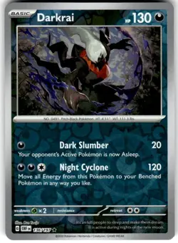 Darkrai Reverse Holo 136/197 - Obsidian Flames NM - Image 1