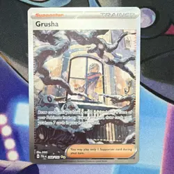 Pokemon TCG Grusha 268/193 Sv02 Paldea Evolved Special Illustration Rare Holo - Image 1
