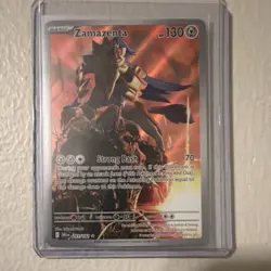 Pokemon Zamazenta Sv10 Destined Rivals 201/182 Holo Full Art English - Image 1