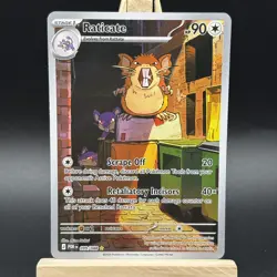 Pokemon TCG Perfect Order Raticate 099/088 Illustration Rare Full Art Holo - Image 2