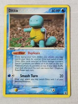 NM Ditto (Squirtle) - Non-Holo #40 Delta Species Pokemon TCG - Image 1