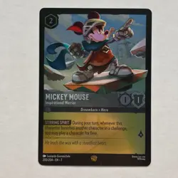 Mickey Mouse 200/204 Disney Lorcana Archazia's Island Legendary Cold Foil NM - Image 1