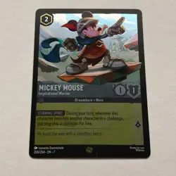 Mickey Mouse 200/204 Disney Lorcana Archazia's Island Legendary Cold Foil NM - Image 2