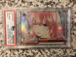 2021 Weiss Schwarz Quintessential Quintuplets Being Obstinate RRR TD/QS PSA 10 - Image 3