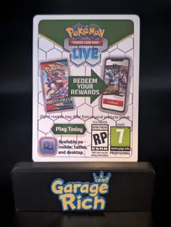 Misprint Error Blank Code Card SWSH Era Pokemon TCG No Code Printed LP - Image 2