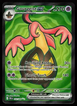 Gourgeist ex 102/086 Ultra Rare Chaos Rising Pokemon Card - Image 1