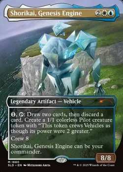 1 x Shorikai, Genesis Engine - Rainbow Foil - Secret Lair - NM-Mint - MTG - Image 1