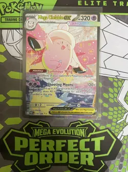 POKEMON, MEGA CLEFABLE EX, SIR, 119/088, PERFECT ORDER, PACK FRESH, - Image 1