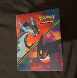 Pokemon Mini TCG Binder Multicolor Flexible Cover Charizard Gengar Lucario - Image 1