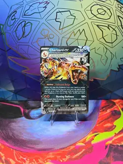 Charizard ex 054/091 Double Rare Paldean Fates Pokemon NM - Image 2