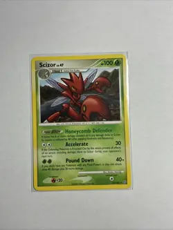 Pokemon TCG Scizor Stormfront 25 Regular Rare - Image 1