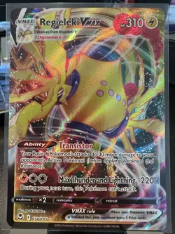 Regieleki VMAX 058/195 - Silver Tempest - Pokemon TCG - Ultra Rare Holo - NM - Image 1