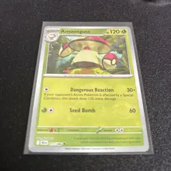 Pokemon, Amoonguss, 011/086, Pokeball Reverse Holo, Black Bolt / White Flare - Image 1