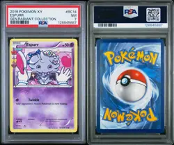 2016 Pokemon XY #RC14 Espirr Gen Radiant Collection PSA 7 - Image 3