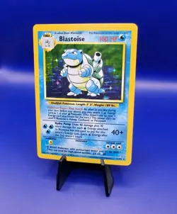 Blastoise 2/102 Base Set Holo Rare Pokemon Card 1999 WOTC TCG Vintage Pokemon - Image 2