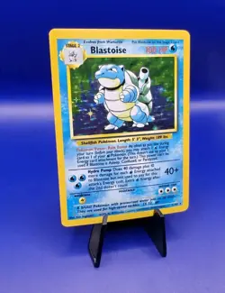 Blastoise 2/102 Base Set Holo Rare Pokemon Card 1999 WOTC TCG Vintage Pokemon - Image 3