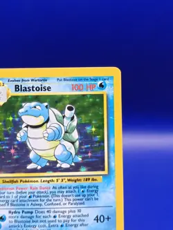 Blastoise 2/102 Base Set Holo Rare Pokemon Card 1999 WOTC TCG Vintage Pokemon - Image 5