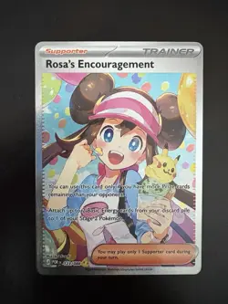 The Pokemon Company Rosa's Encouragement 123/088 SR Full Art Holo Japanese - Image 1