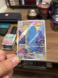 Pokemon Wailord 162/159 SV09 Journey Together Full Art Holo IR 240 HP English - Image 1