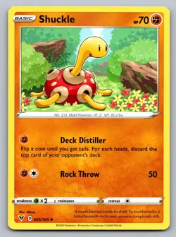 Pokemon TCG SWSH04: Vivid Voltage Shuckle 085/185 - Image 1