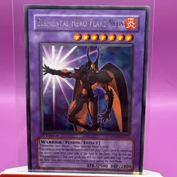Yu-Gi-Oh! TCG Elemental Hero Flare Neos Rare 1st Edition DP03-EN013 NM / LP - Image 1