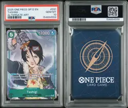 PSA 10 Tashigi Alternate Art OP12-031 Legacy of the Master Foil One Piece - Image 3