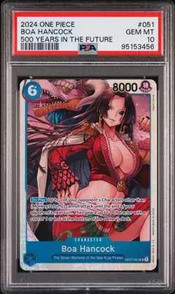 2024 ONE PIECE OP07-500 YEARS IN THE FUTURE #051 BOA HANCOCK PSA 10 - Image 1
