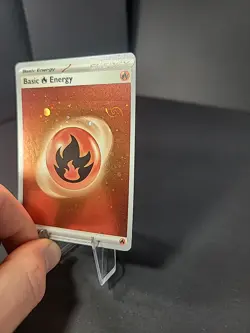 HD Galaxy Swirl Fire Energy Cosmos Holo Foil SVE 002 151 2023 Pokemon TCG VLP/NM - Image 1