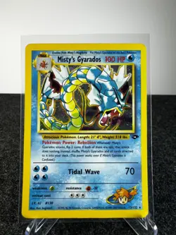 2000 Pokemon Gym Challenge Misty's Gyarados Holo #13/132 - MP-HP - Image 1