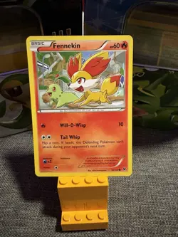 Pokemon TCG Fennekin Card 10/124 Fates Collide - Image 1