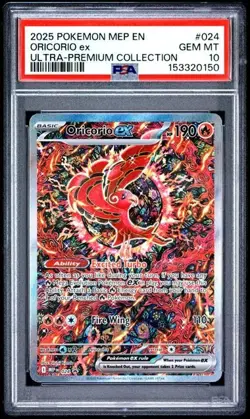 Oricorio EX 024 Mega Charizard X Ultra-premium Collection Pokemon Card PSA 10 🐦 - Image 1