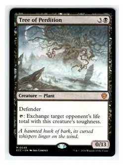 Tree of Perdition, Lorwyn Eclipsed, Magic MTG - Imperfect 008 - Image 1