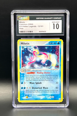CGC 10 Gem Mint-Milotic 12/101- Holo Rare w. Swirl - Pokemon EX Hidden Legends - Image 1