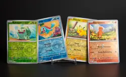 Costco 151 Mini Tin Promo Cards - 4× Cosmo Reverse Holo Card Set - Pokemon TCG! - Image 1