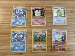 Pokemon Vintage 6 Heavy Play DMG Holo Lot. Base Set 2 - Jungle. *See Description - Image 1