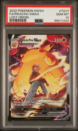 Pokemon Pikachu VMAX TG17/TG30 Trainer Gallery Lost Origin PSA 10 GEM MINT - Image 2
