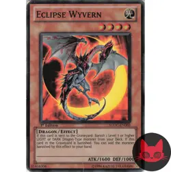 Yugioh Eclipse Wyvern SDDC-EN003 Super Rare 1st Edition HP - Image 1