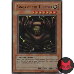 Yugioh Sanga of the Thunder MRD-E025 Super Rare HP - Image 1